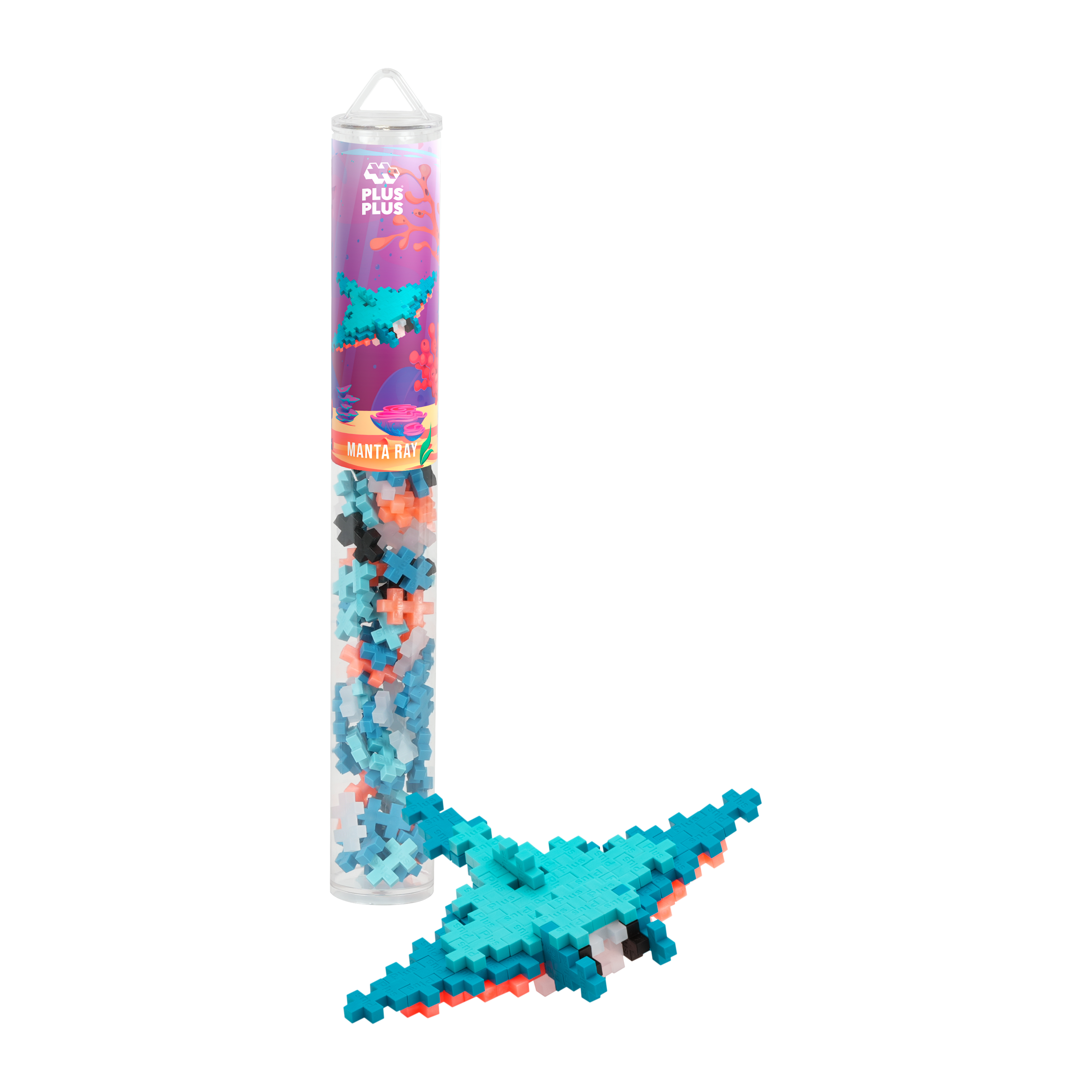 Plus-Plus - Manta Ray / 100 pcs Tube