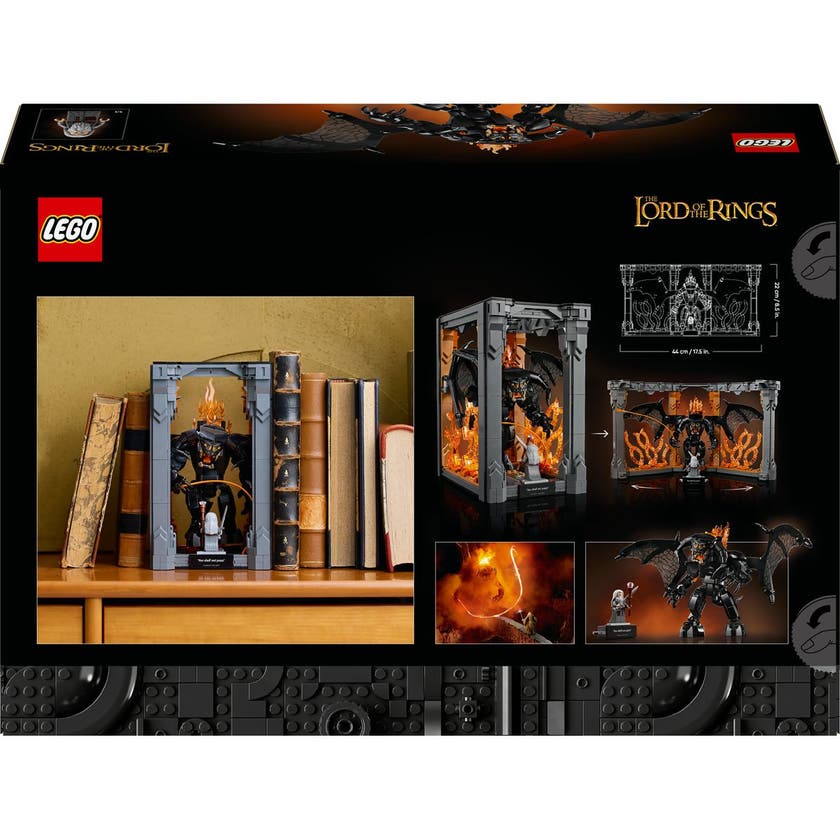 LEGO Icons 10367, Sagan om ringen: bokstöd med Balrog