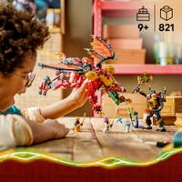 LEGO® NINJAGO® Wyldfyres omvandlingsbara robotdrake 71868