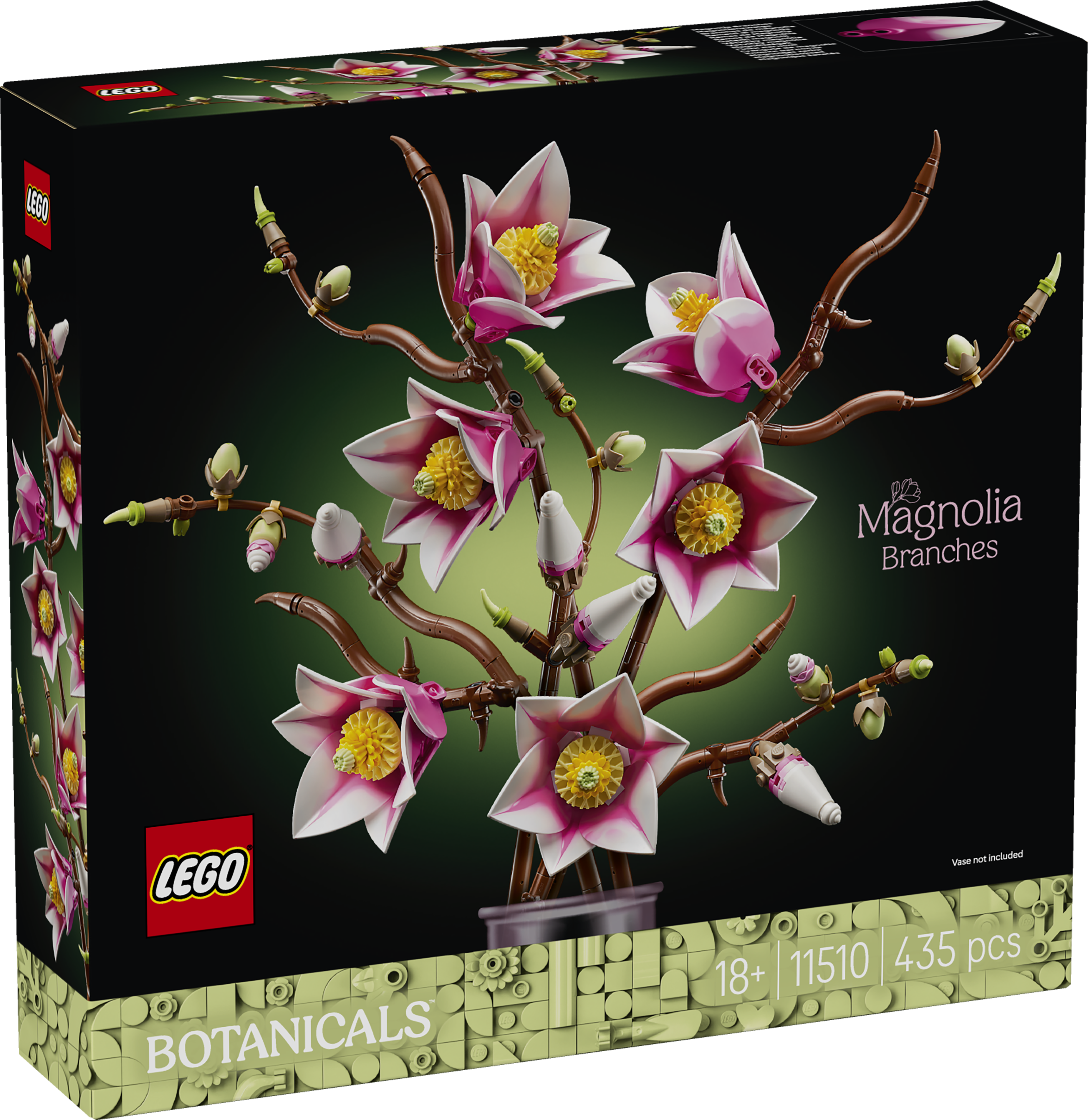 LEGO® Botanicals Magnoliagrenar Blomsterprydnad 11510