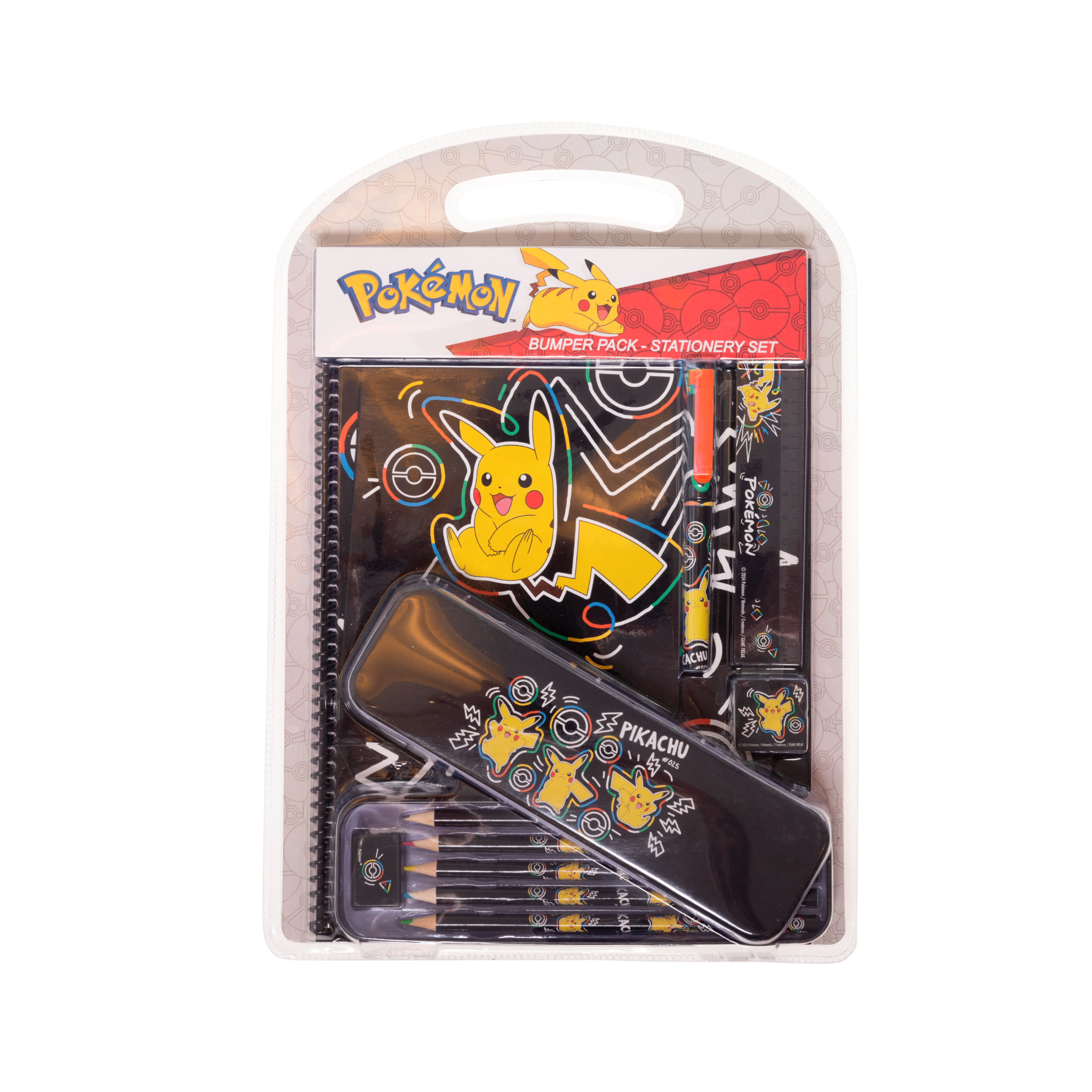 POKÉMON NEON, Stort skrivset med plåtpennskrin