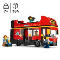 LEGO City 60407, Röd dubbeldäckare för sightseeing