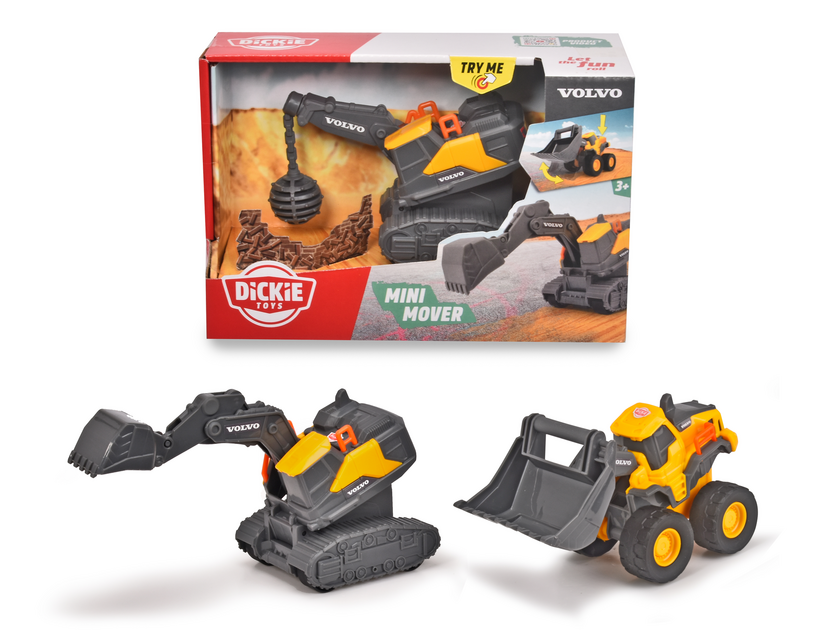 Dickie Toys Volvo Mini Anläggningsfordon