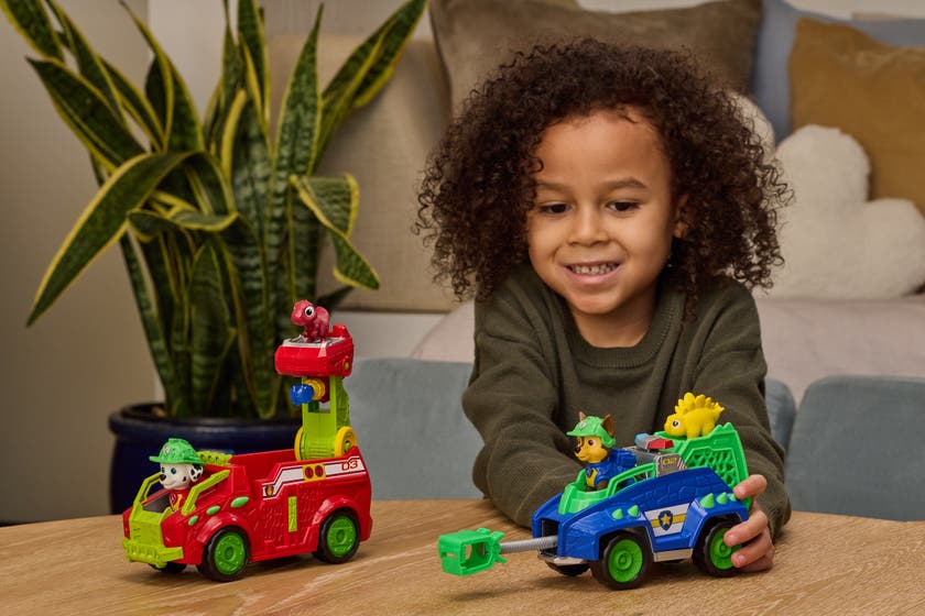 Paw Patrol Movie 3 Dino Vehicle 2 Pack