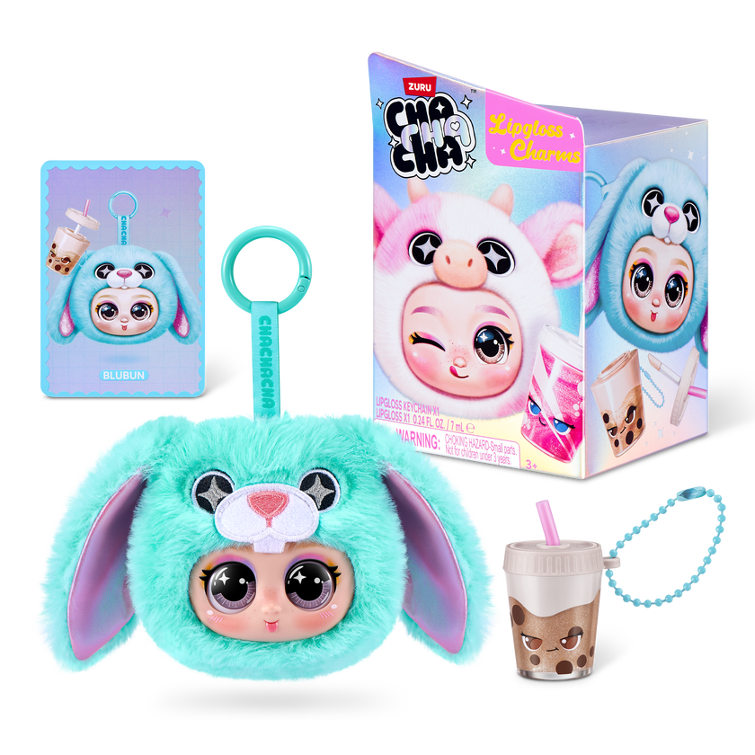 Cha Cha Cha Character Lipgloss Nyckelring