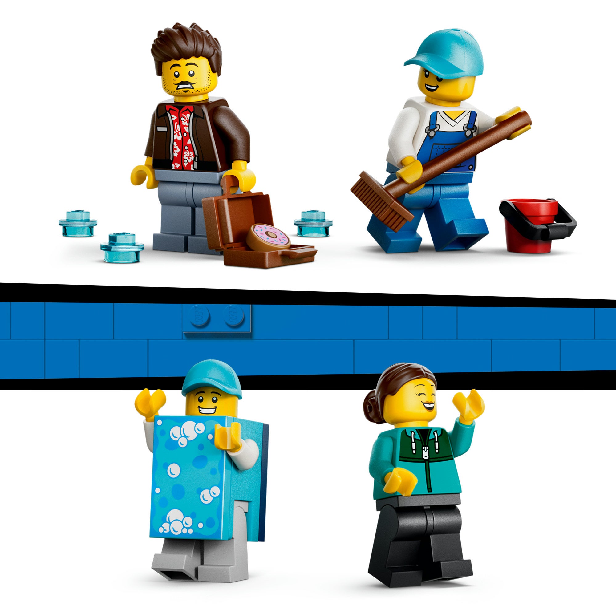 LEGO® City Automatisk biltvätt – Byggset 60497