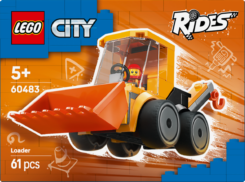 LEGO® City Fordon – hjullastare – Bygg- och lekset 60483