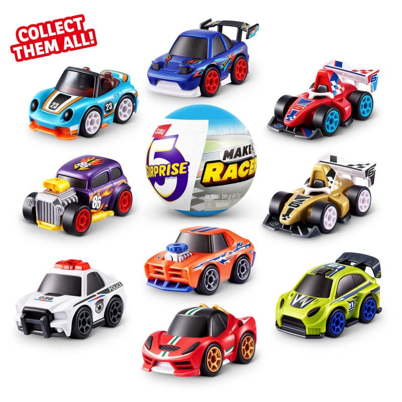 5 Surprise Make-A-Racer leksaksbil