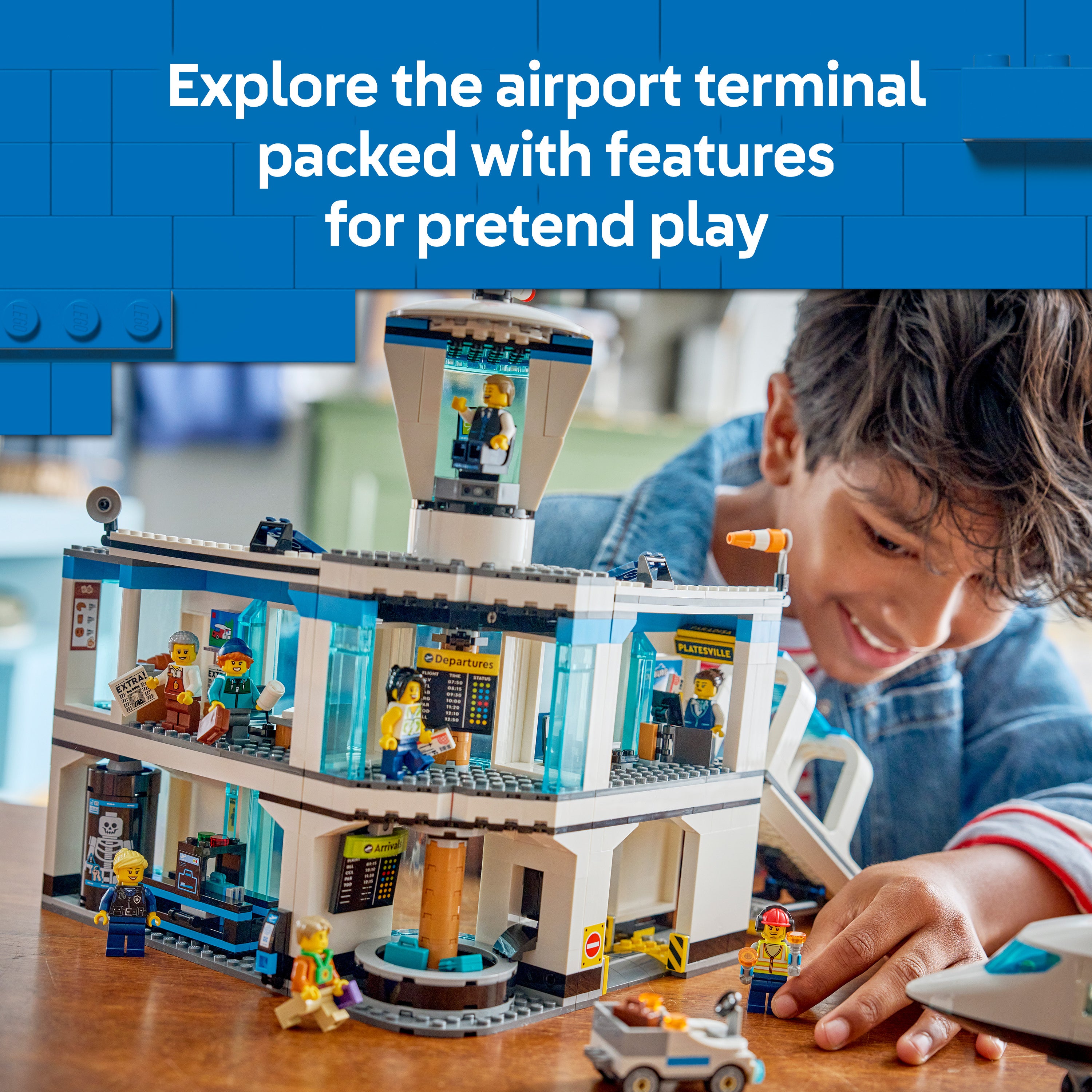 LEGO® City Airport with Airplane 60502