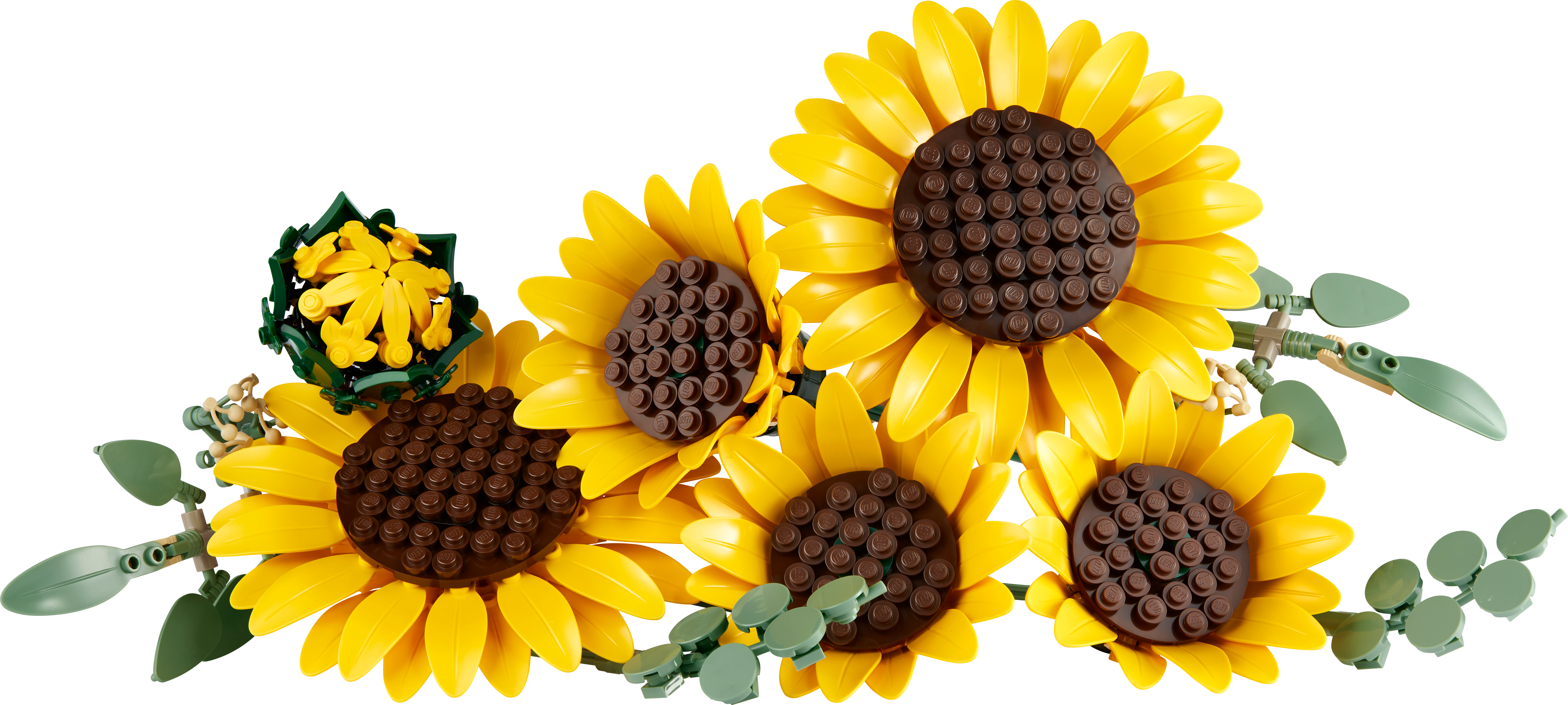 LEGO® Botanicals Bukett med solrosor – Blomsterprydnad – Inflyttningspresent för naturälskare – 11502