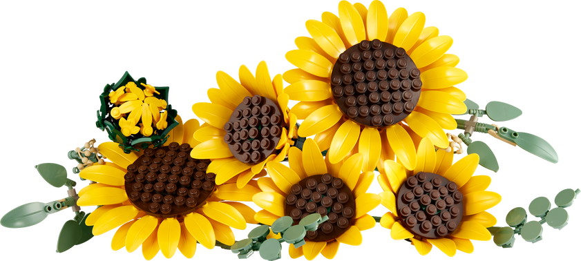LEGO® Botanicals Bukett med solrosor – Blomsterprydnad – Inflyttningspresent för naturälskare – 11502