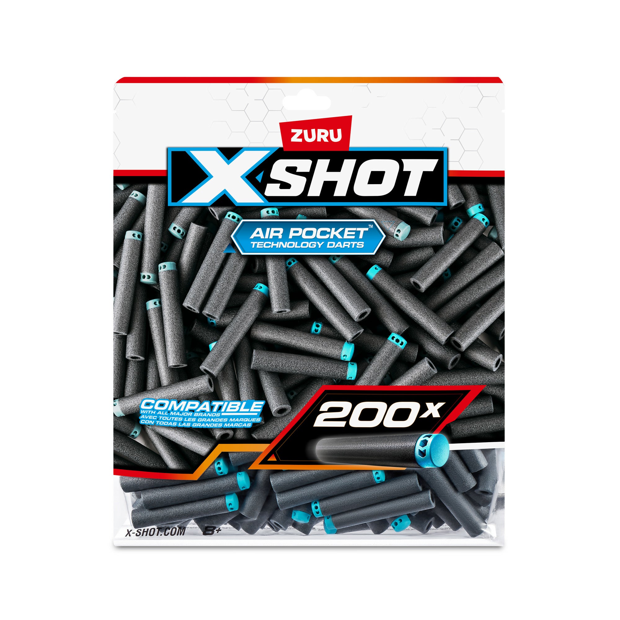 XSHOT Excel 200PK Refill Darts Foilbag