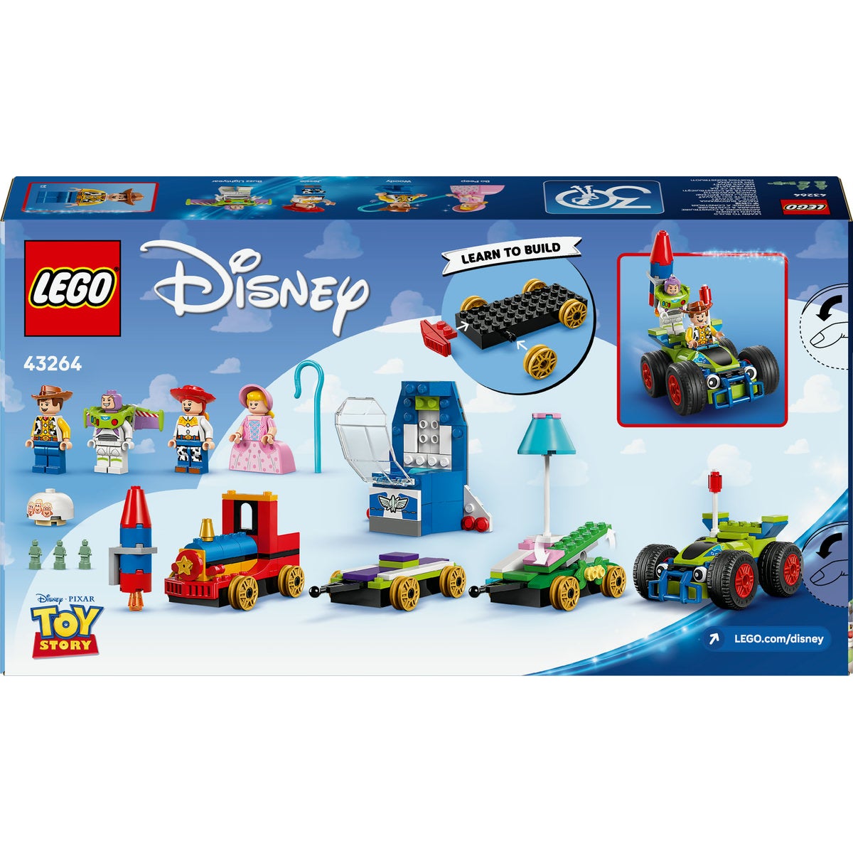 LEGO Disney 43264, Toy Story kalaståg och bilen RC