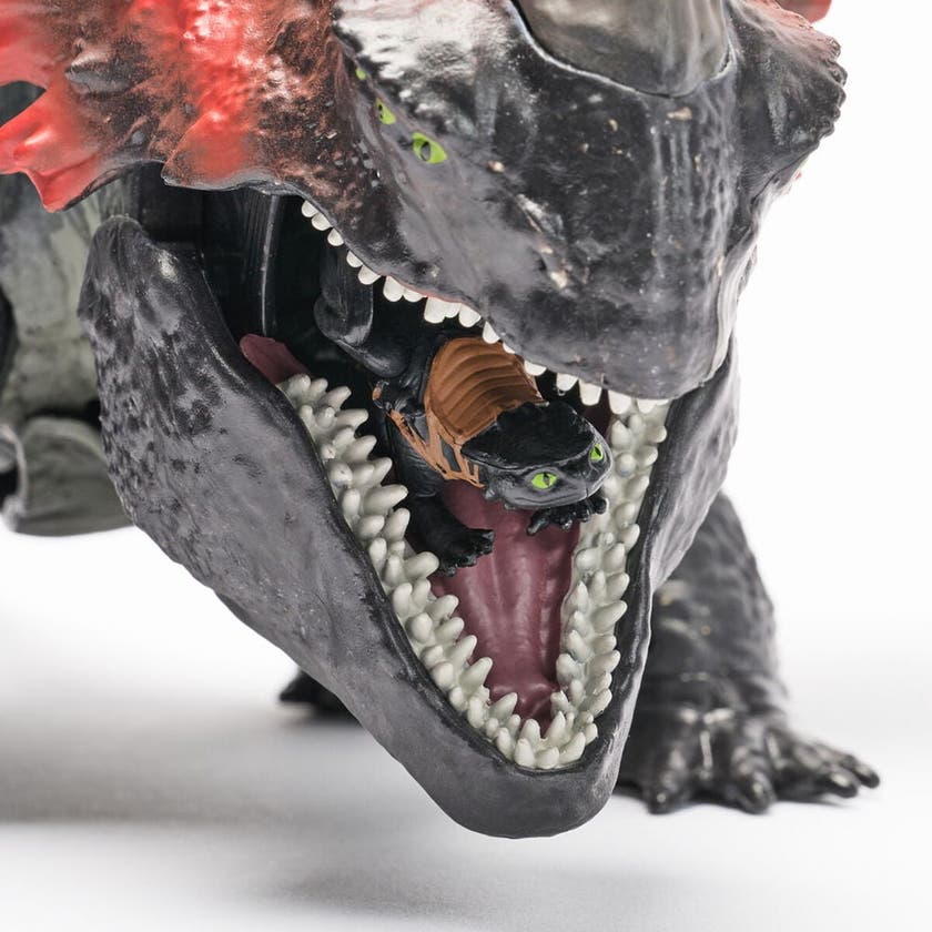 Dragons Movie Red Death Chomping Rampage