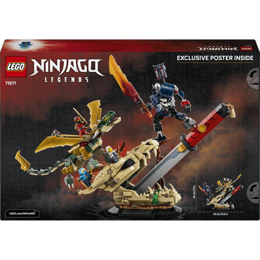LEGO® NINJAGO® Strid vid Drakens svärd Uppvisningsmodell 71871