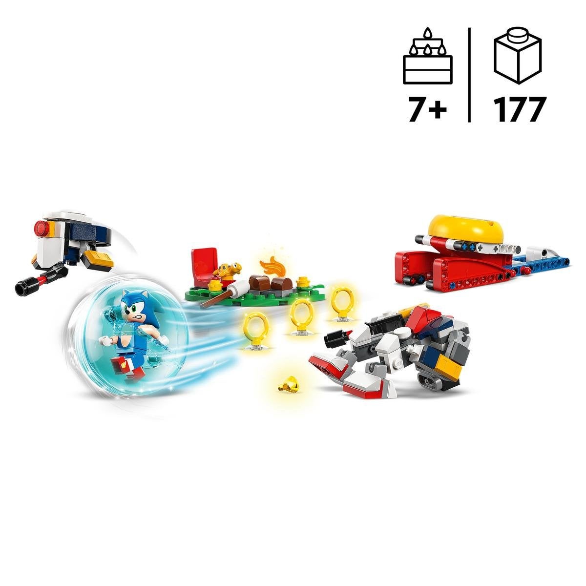 LEGO Sonic 77001, Sonics lägereldsstrid