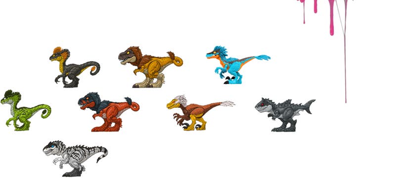 Primal Hatch Dino Hybrids