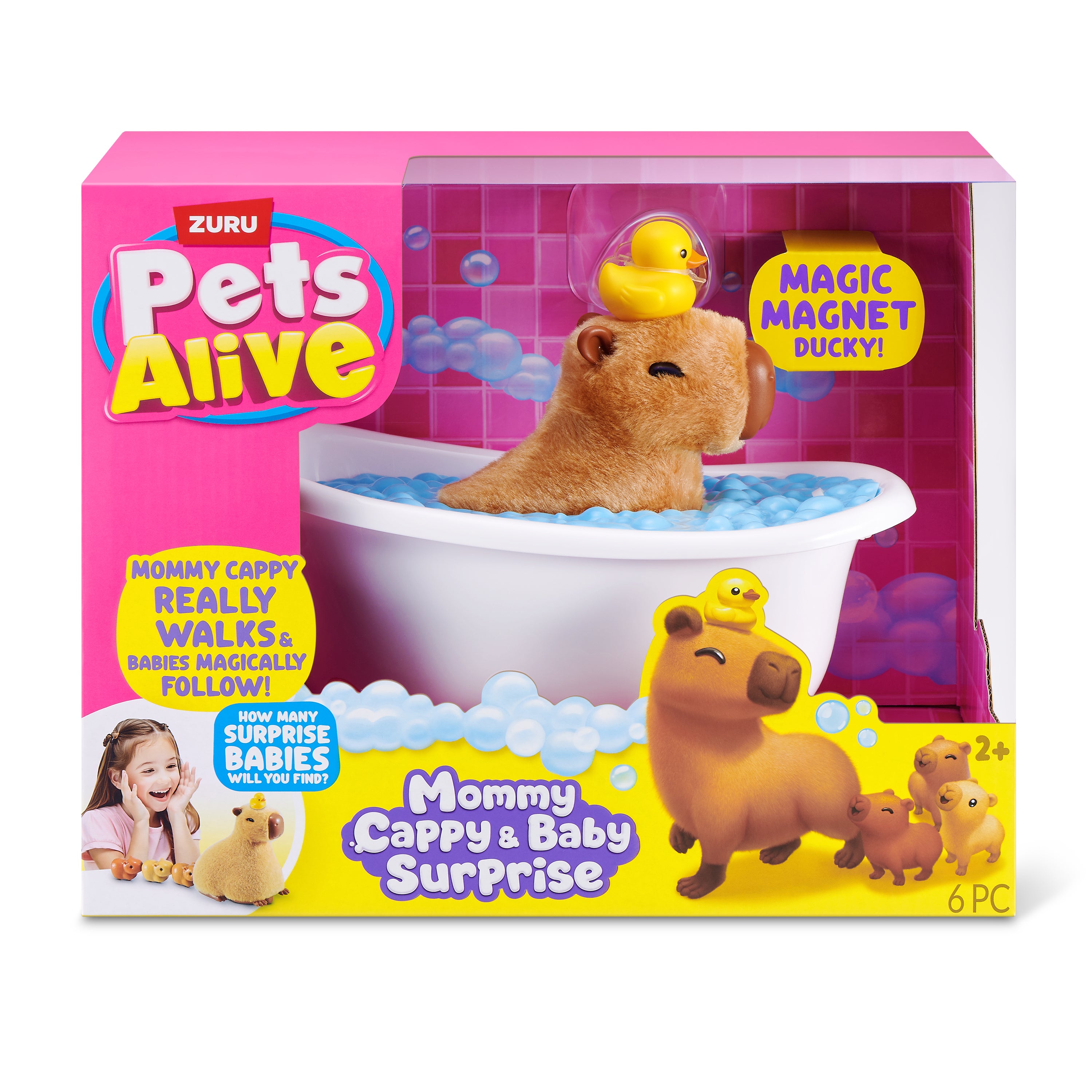 Pets Alive Mommy Cappy & Baby Surprise Gosedjur