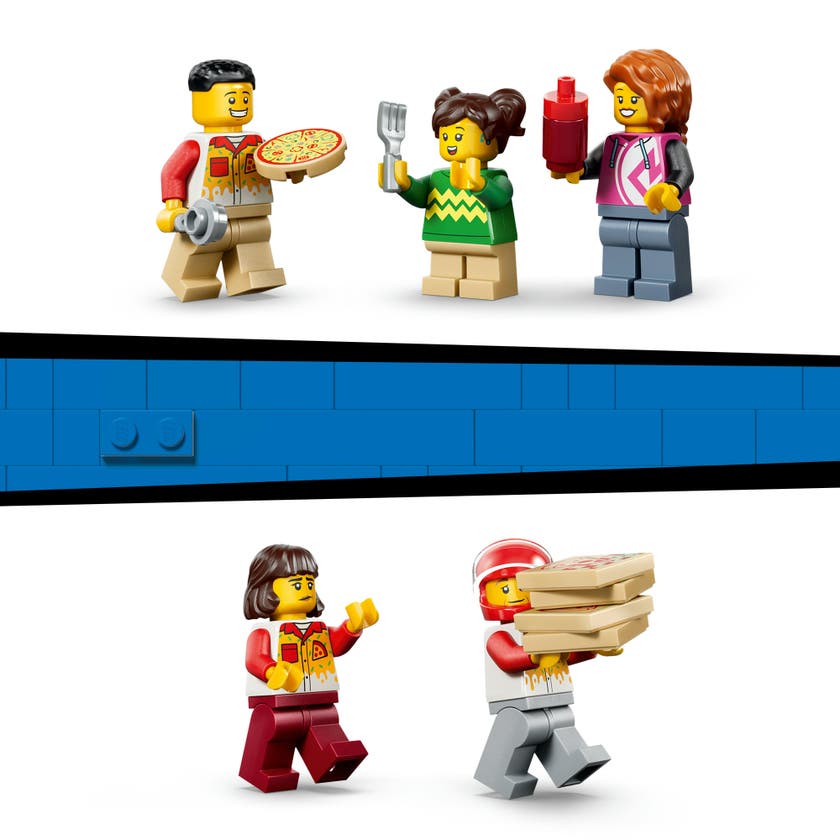 LEGO® City Pizzahemkörning med fordon – 60496