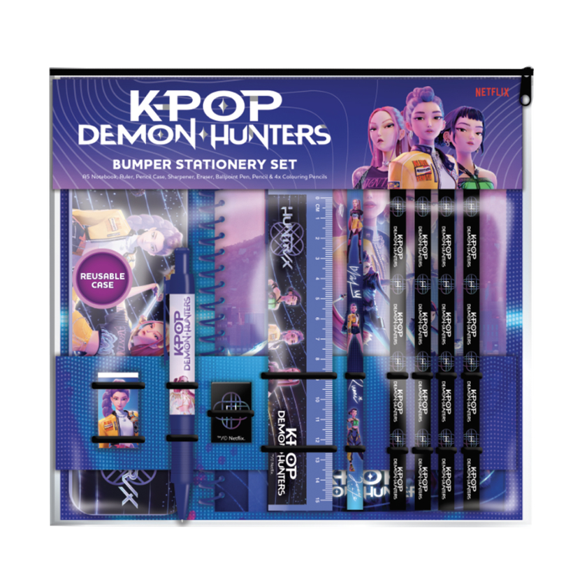 KPop Demon Hunters Skrivset med anteckningsbok