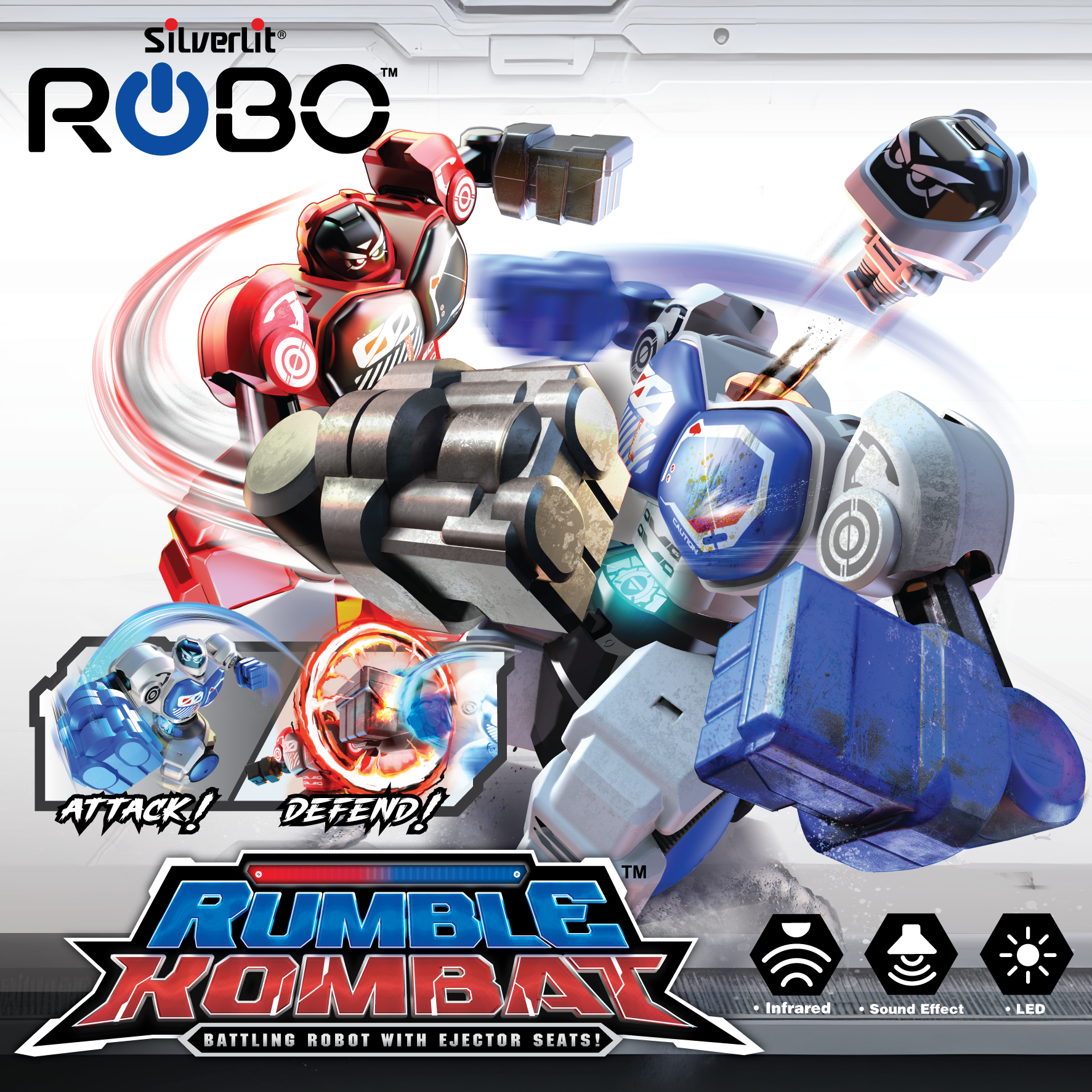 Silverlit Rumble Kombat radiostyrda stridsrobotar