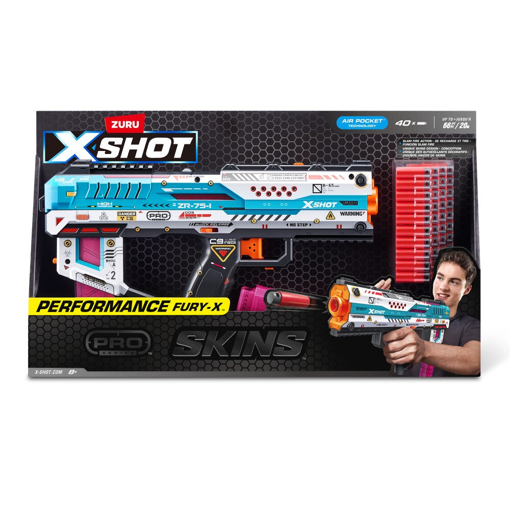 XSHOT SKINS Pro Series Fury-X Blaster med 40 pilar