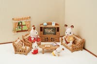 Sylvanian Families - Soffgrupp med TV set
