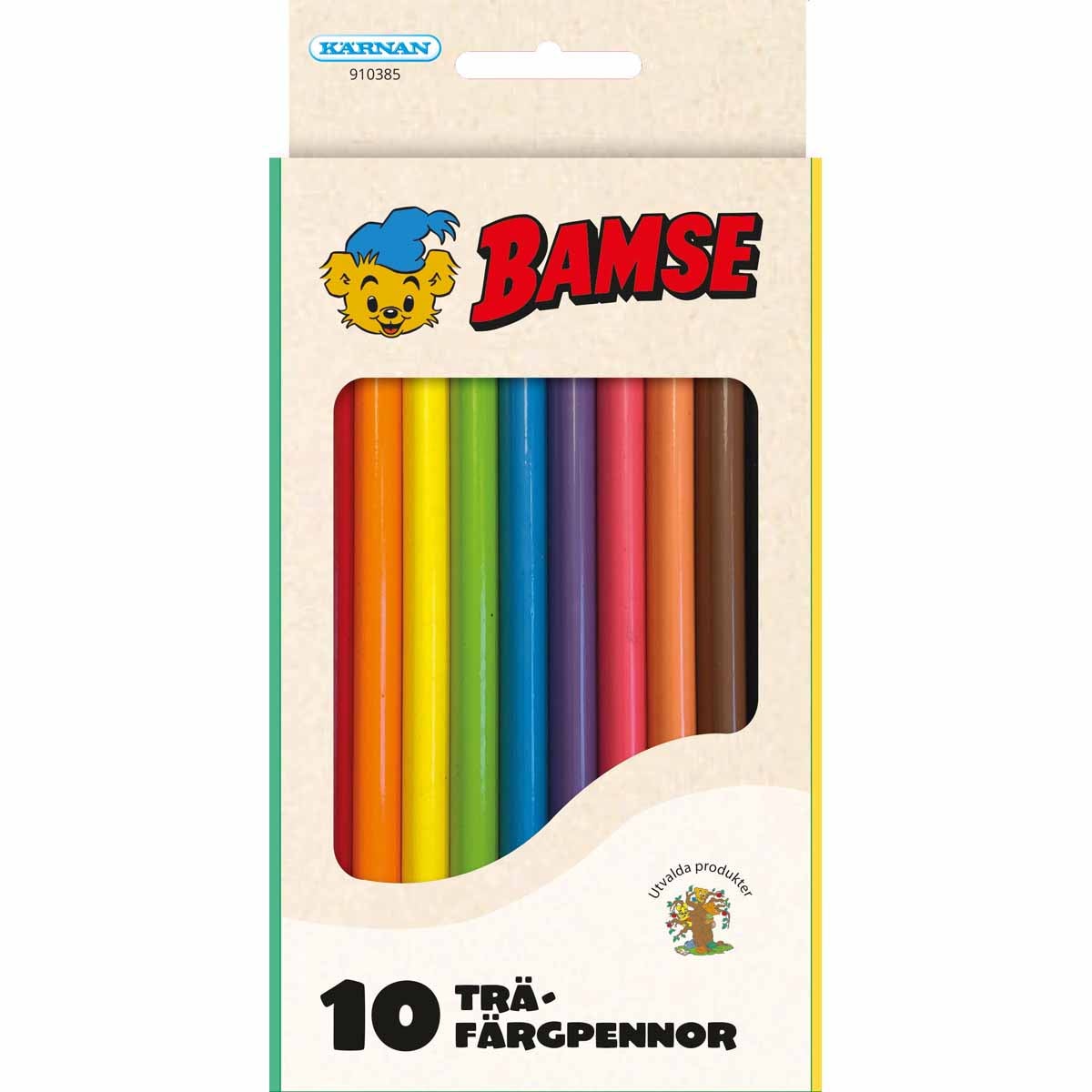 Bamse Träfärgpennor
