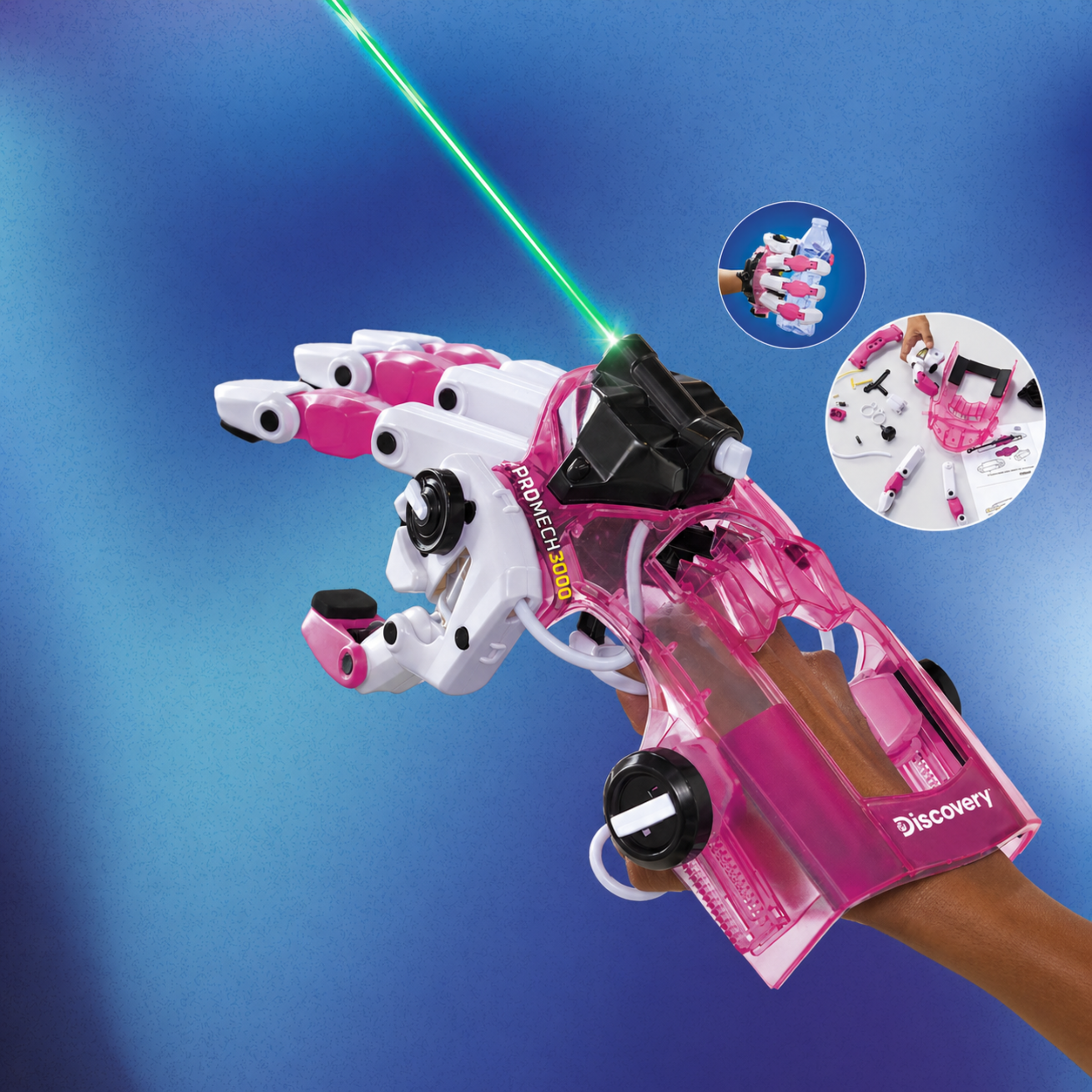 Discovery Hydraulisk Robothand Pink