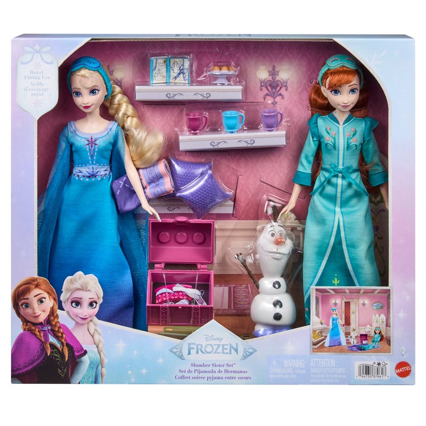 Disney Frozen Läggdagsset med Anna och Elsa Dockor