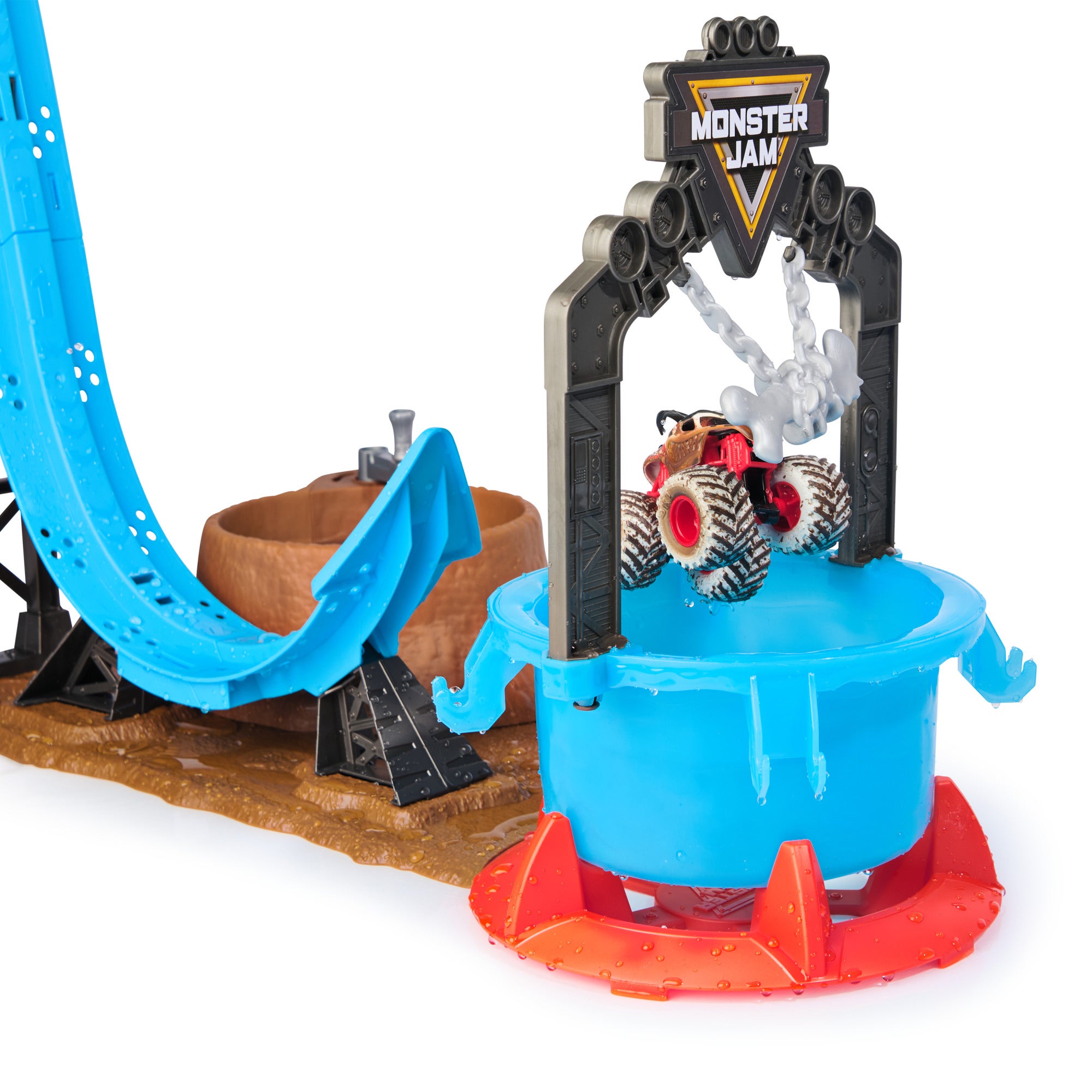 Monster Jam Mud Blasters Monster Mutt Dalmatian Dunk Tank