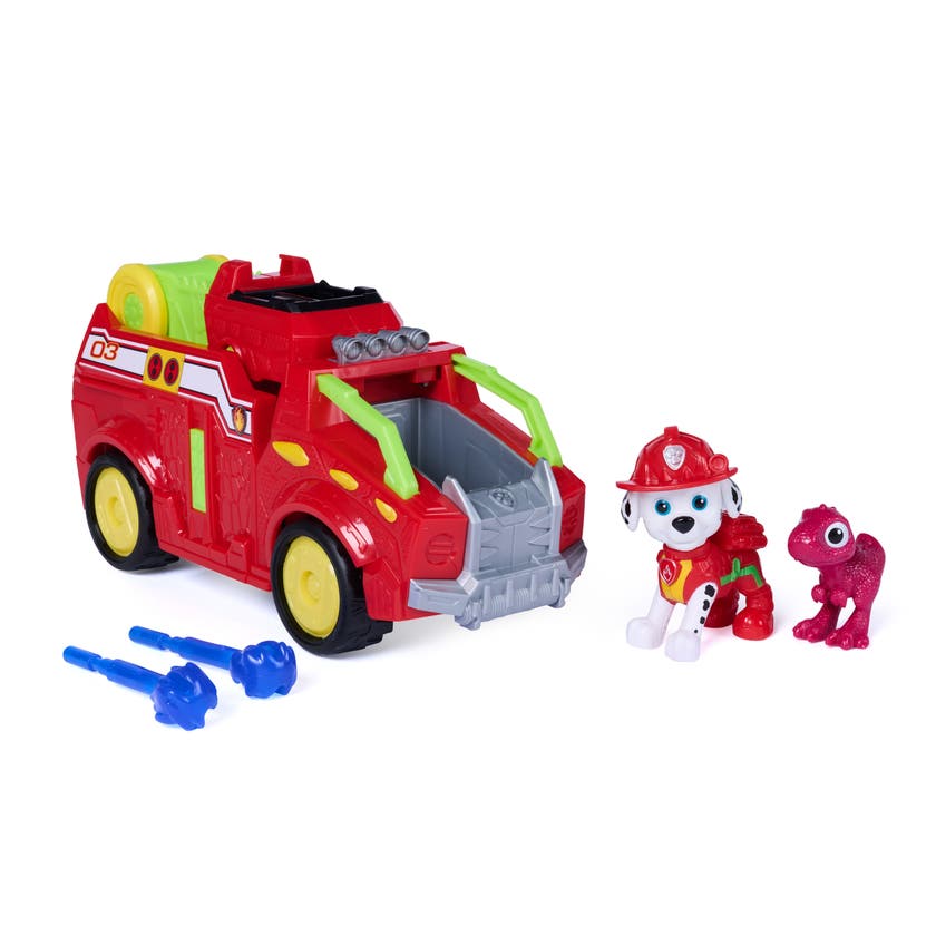 Paw Patrol Dino Theme Vehicle Marshall