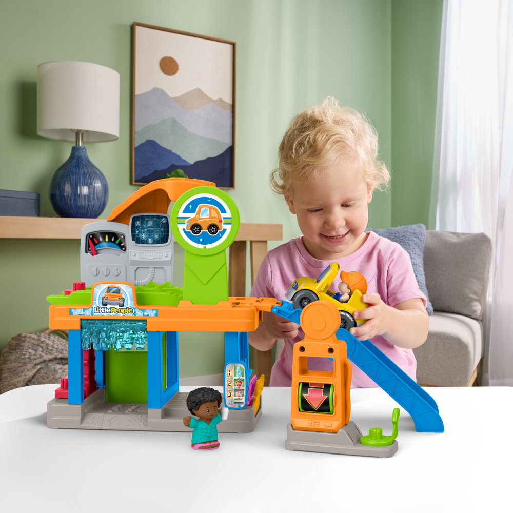 Fisher-Price Little People Bensinstation