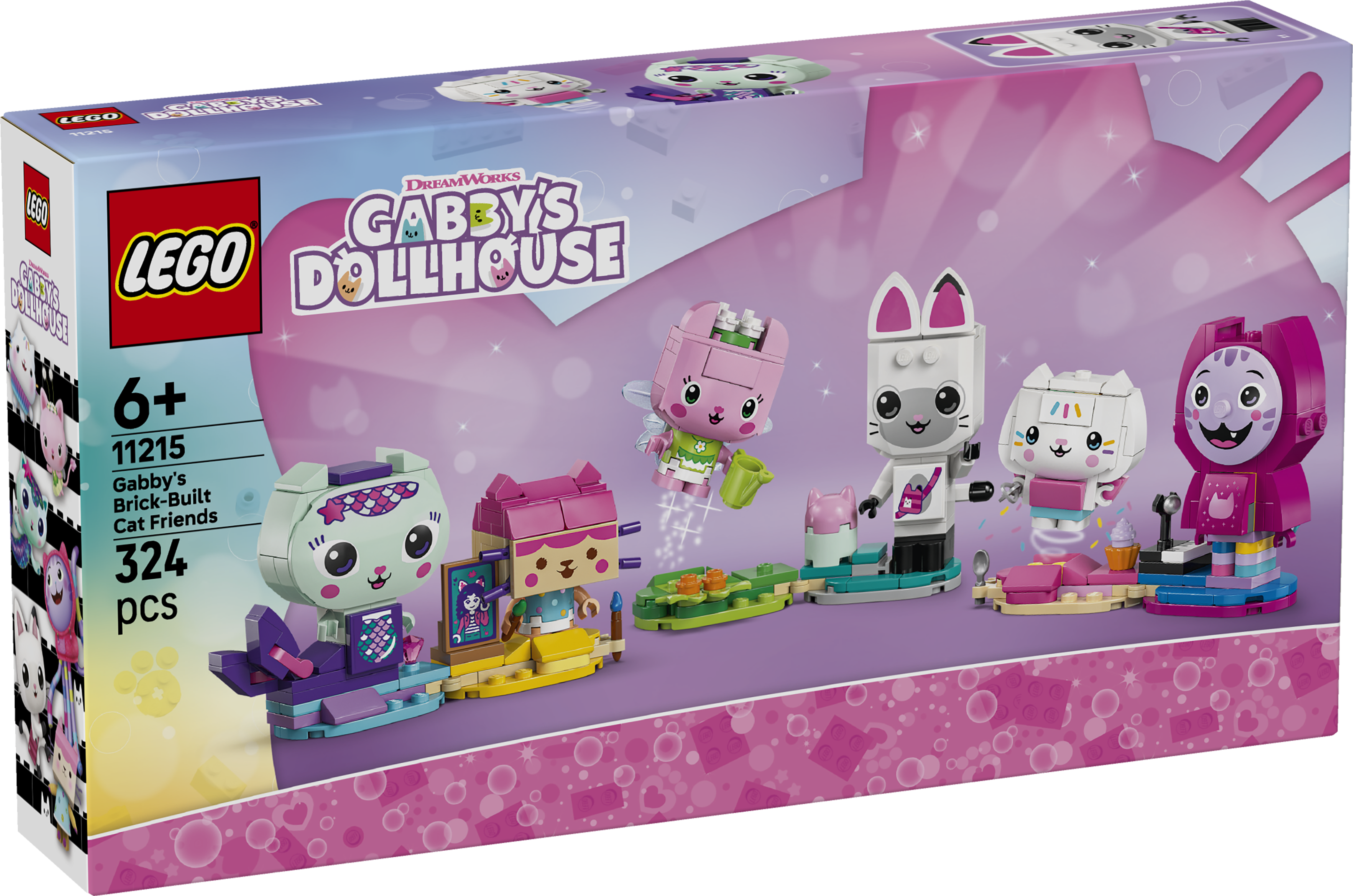 LEGO® Gabby’s Dollhouse Gabbys klossbyggda kattvänner 11215