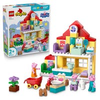 LEGO® DUPLO® Greta Gris Familjevilla Byggset med 5 figurer av hela Greta Gris familj – 10467