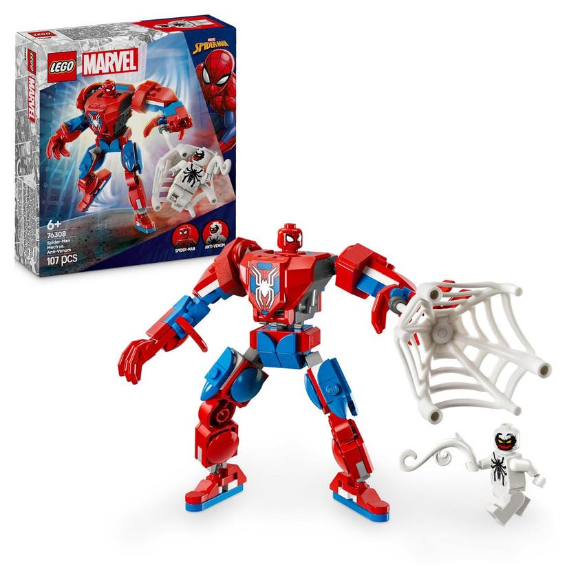 LEGO Super Heroes Marvel 76308, Spider-Mans robot mot Anti-Venom