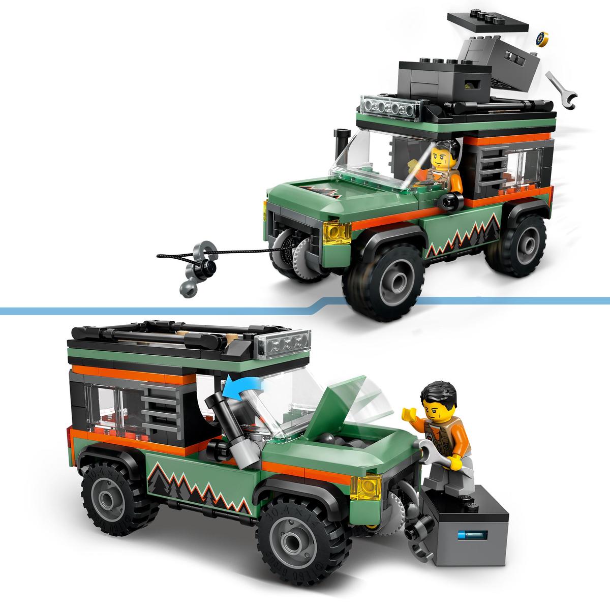 LEGO City Great Vehicles 60447, 4-hjulsdriven terrängbil för bergskörning