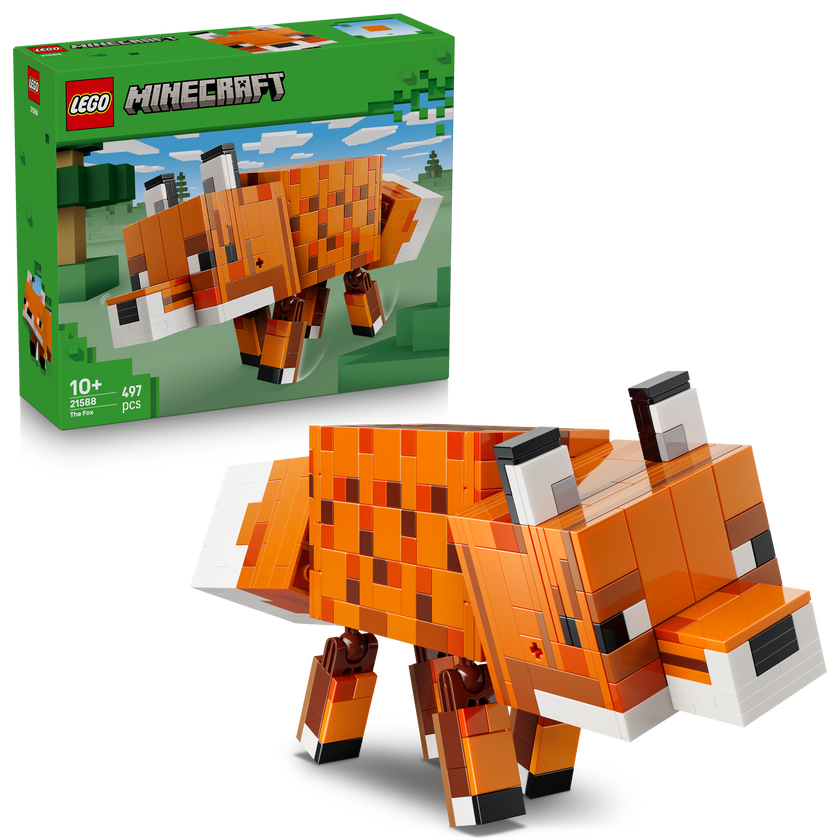 LEGO® Minecraft® Räven Presentleksak med spelprydnad 21588