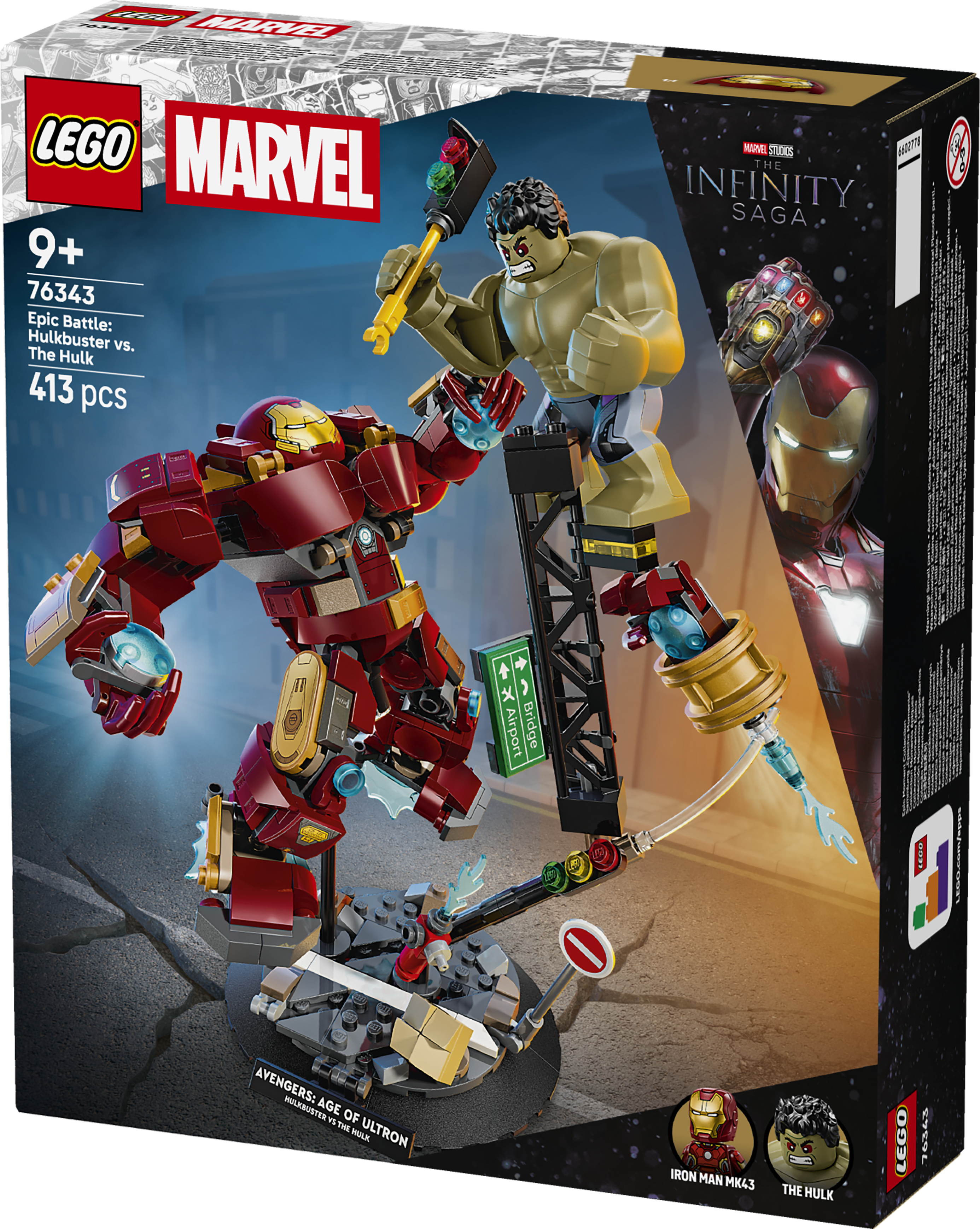 LEGO® | Marvel Episk strid: Hulkbuster mot Hulk 76343