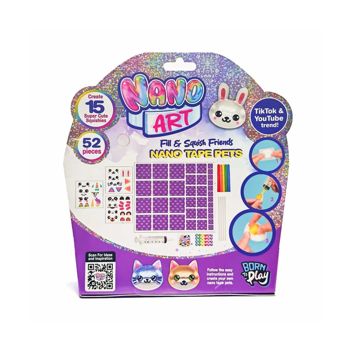 Nano Art, Fill And Squish Friends