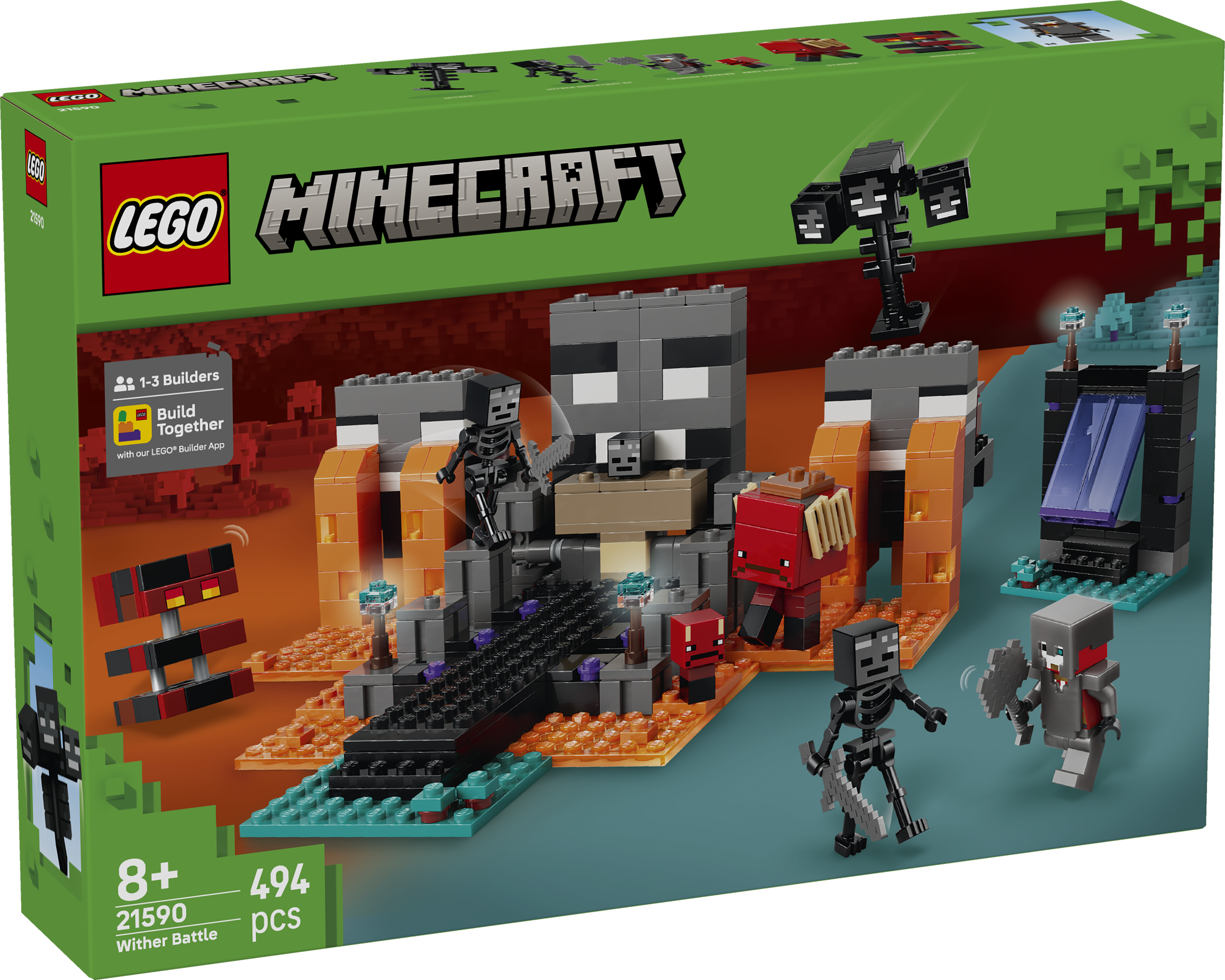 LEGO® Minecraft® Wither-strid Spelpresent för låtsaslek 21590