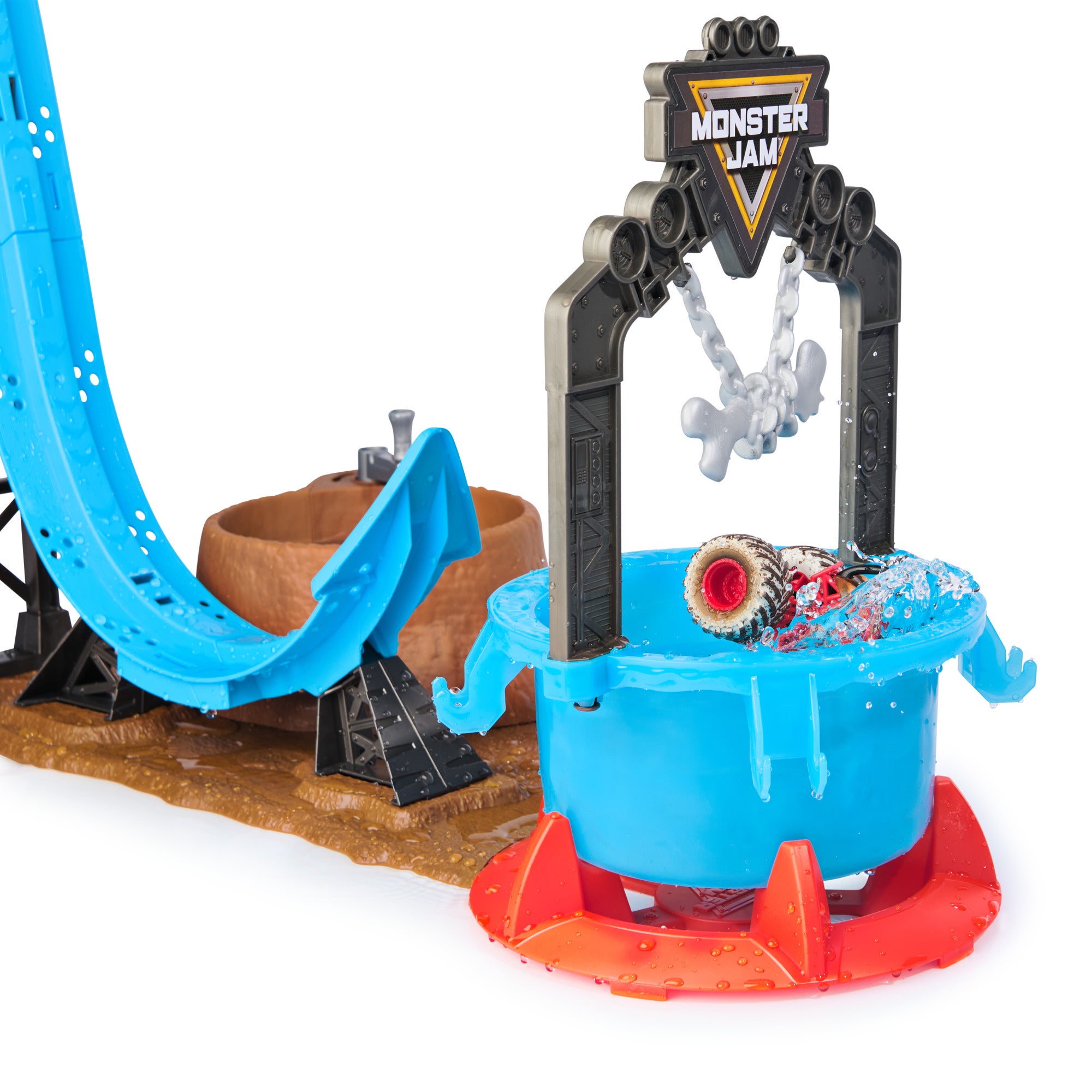 Monster Jam Mud Blasters Monster Mutt Dalmatian Dunk Tank