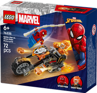 LEGO® | Marvel Spider-Man mot Ghost Rider på motorcykel 76335