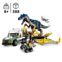 LEGO Jurassic World 76966, Dinosaurieuppdrag: transportbil med allosaurus