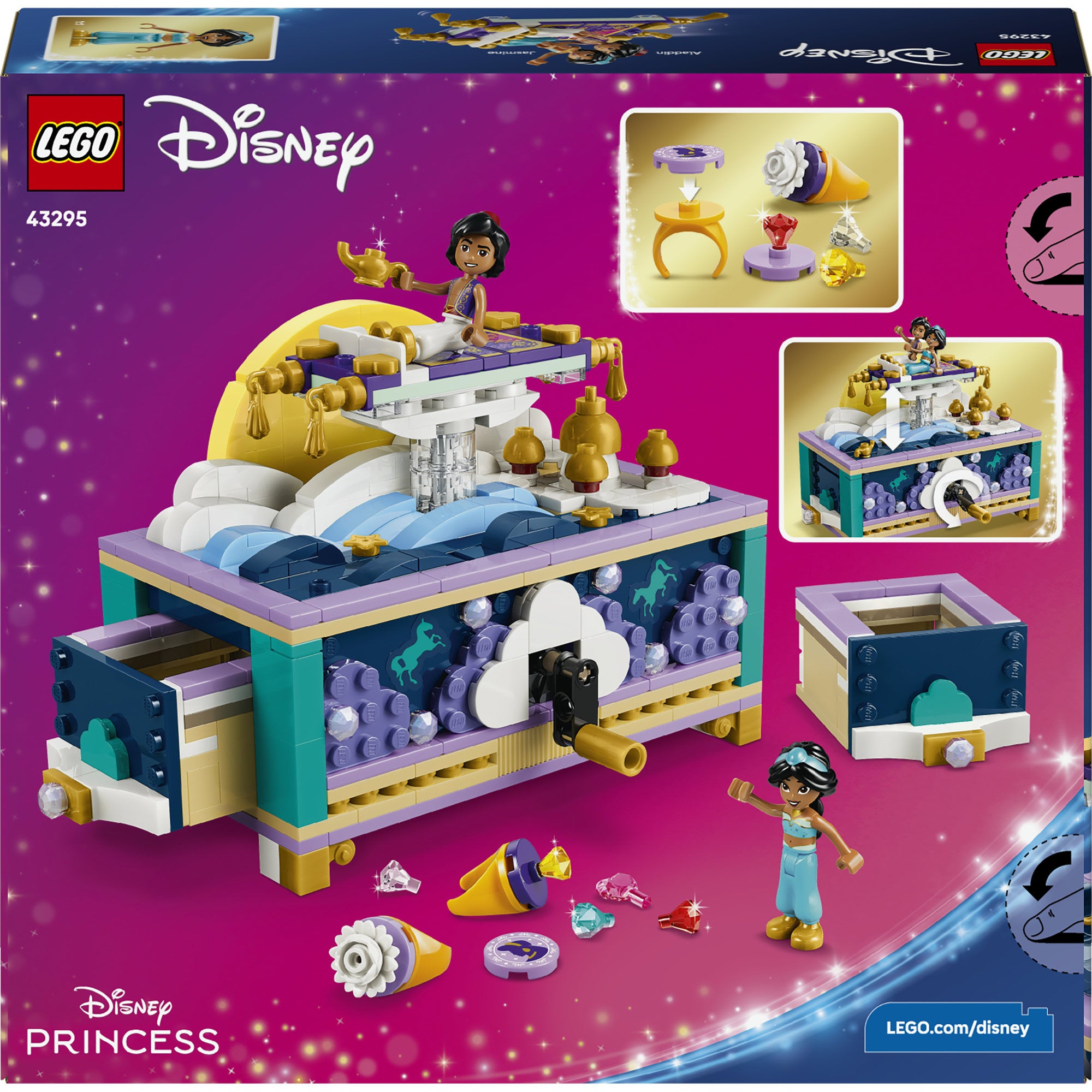 LEGO® │ Disney Princess Jasmines smyckeskrin Byggleksak 43295