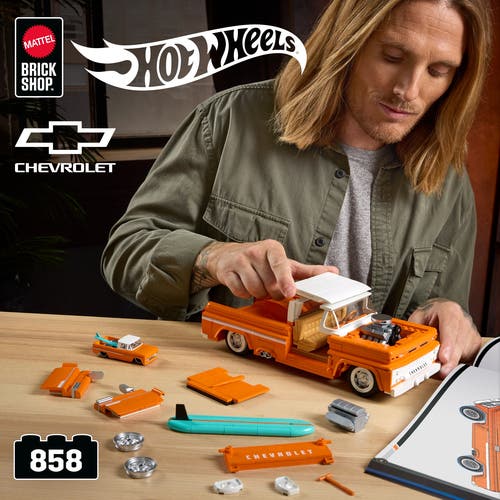 Mattel Brick Shop Hot Wheels Custom '62 Chevy Pickup byggset