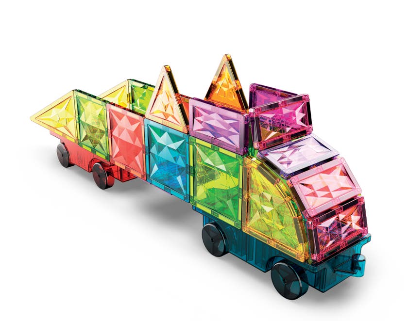 Geomag Magnetic Tiles Gems Vehciles