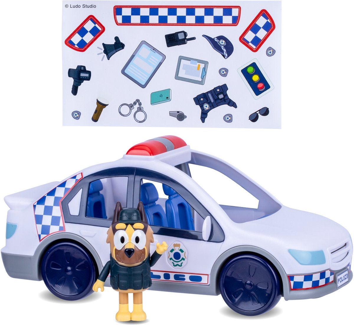 BLUEY Polisstation med ljud och ljuseffekter